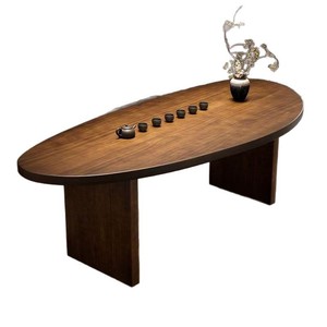 ชุดโต๊ะน้ำชาไม้เนื้อแข็งสไตล์จีน รูปทรงไม่สม่ำเสมอ ทำด้วยมือ สำหรับชงชาแบบกังฟู ใช้ในบ้าน - Product Image 5