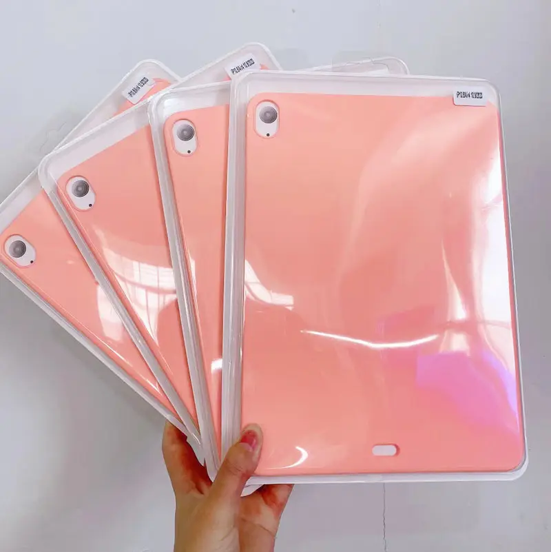 Étui en Silicone souple, TPU, à l'huile de caoutchouc, avec Fiber interne, pour Ipad 8, 10.2