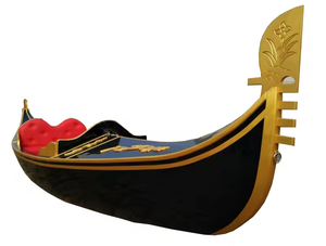 XP-Promos Custom Motor Venezia nische Gondel mit Paddel für See Hand gefertigte Holzboot Kajak/Kanu zu verkaufen - Product Image 2