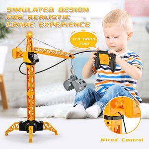 Grue à tour à crochet en alliage télécommandée avec jet sonore et lumineux simulé <span class=keywords><strong>Camion</strong></span> <span class=keywords><strong>de</strong></span> construction moulé sous pression RC - Product Image 5