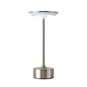 Lámpara de escritorio UFO de cabeza redonda grande con viga en I, LED de aluminio, luz nocturna táctil recargable para restaurantes y bares - Product Image 6