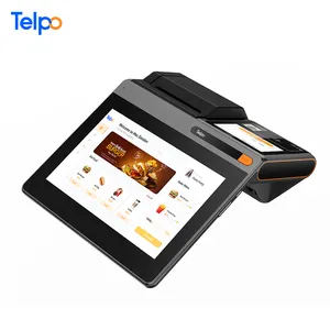 Telpo M10 10,1 pulgadas doble pantalla NFC softpos venta al por menor todo en uno Android Smart POS terminal