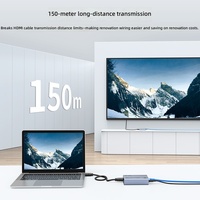 Extenseur HDMI 150M 1080P 60Hz, une paire, transmission infrarouge IR unidirectionnelle avec retour