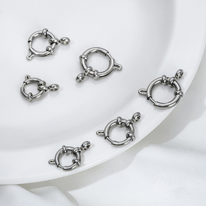 14K Pvd Gold Stainless Steel Sailor Spring Clasps Hooks Connectors for DIY Necklace Bracelets <strong>Jewelry</strong> Making <strong>Supplies</strong> Finding - Product Image 5