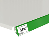 Étiquette de prix en PVC pour étagère de supermarché, bande de données transparente, porte-étiquette de prix, fournitures d'entreposage