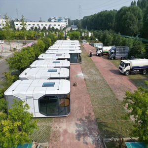 2026 Cabine de luxe mobile à structure en acier, modulaire et extensible, type mini-maison, capsule préfabriquée, maison conteneur, <span class=keywords><strong>Tik</strong></span> <span class=keywords><strong>Tok</strong></span> a Mazon - Product Image 6