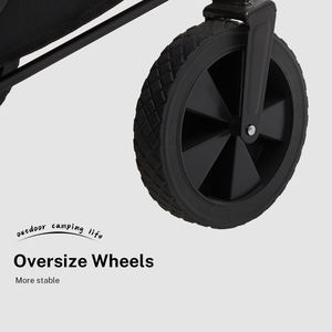 STARRYHEART-Carro de mano plegable para acampar, carro de playa portátil de gran capacidad para compras deportivas - Product Image 2