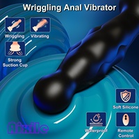 Vibrateur anal ondulatoire, masseur de prostate, plug anal, jouet sexuel pour adultes, pour hommes, femmes, couples, 10 ondulations, 10 vibrations, perles anales
