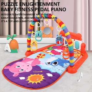 Ksf התינוק פעילות חינוכית מקורה לשחק פלייט חדר כושר עם תינוק זוחל פסנתר צעצוע צעצוע ילדים - Product Image 2