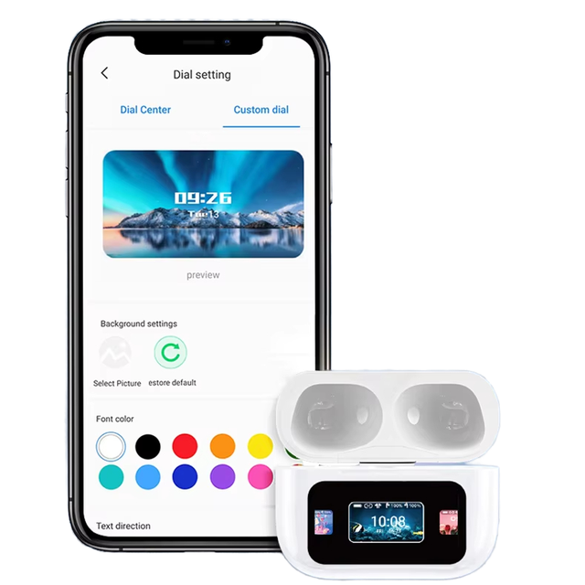 Sports Touch Screen Earphones AI Translation Wireless Earbuds