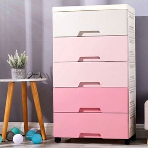 Hot Sale Kids' 6 Layers Toy Organizers Closet Save Space Rectangle Design Living Room Furniture <b>Plastics</b> <b>Storage</b> Cabinet <b>Drawers</b> - Product Image 3