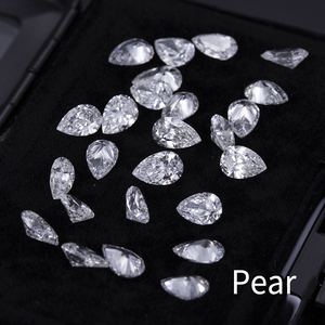 Messi gemas cuerpo a cuerpo tamaño DEF del <span class=keywords><strong>pera</strong></span> corte 2x3-4x6mm laboratorio crecido diamante - Product Image 5