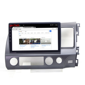 Gerllish coche DVD reproductor Multimedia Android navegación GPS del coche para <span class=keywords><strong>Honda</strong></span> Civic/renacer 2006-2011 RHD Radio Estéreo unidad de cabeza - Product Image 3