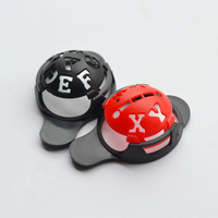 Kit d'outils de marquage de lignes pour balles de golf avec 36 motifs et stylo pour l'alignement du putting - Rouge/Noir, Pack 1+6, Accessoires de golf