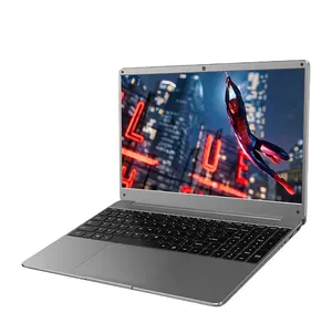 OEM ve ODM bilgisayar portatili dizüstü 8GB + 256GB akıllı dizüstü bilgisayar yeni gümüş laptop15.6 inç win 10 oyun dizüstü çekirdek i3