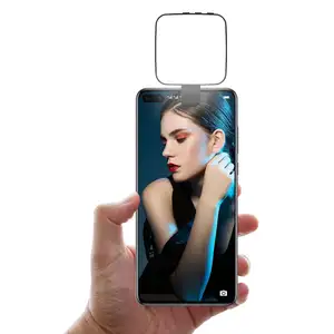 Magnetic Cell Phone Selfie Light LED Cellphone Video Mini Fill Ring Light for photography