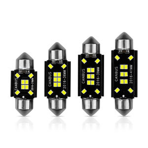 หลอดไฟ LED แบบ Festoon สำหรับรถยนต์ ปี 2016 หลายสี ขาว ขนาด 31 มม. 36 มม. 39 มม. 41 มม. หลอดไฟทรงโดม 6000k สำหรับอ่านหนังสือภายในรถ - Product Image 2