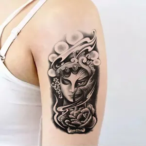 Groothandel Nieuwe Ontwerp Film Sex Meisje Sexy Vrouwen Body Art Persoonlijkheid 3d Tattoo Sticker Tijdelijke Liefde Nep Tatoo