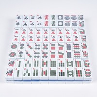 Ensemble de tuiles de mahjong américaines de luxe personnalisées Wowu Classic, 166 pièces, n°30, en mélamine durable, emballé dans une boîte, personnalisé