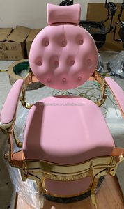 Meubles de salon équipement de coiffure chaise de barbier <span class=keywords><strong>pas</strong></span> <span class=keywords><strong>cher</strong></span> chaises de salon de coiffure pour hommes chaise de baber en métal - Product Image 3