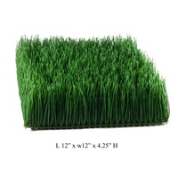 Tapis en buis, herbe de cèdre, verte, carré, herbe de blé longue, plantes et fleurs artificielles pour décoration de guirlande de maison