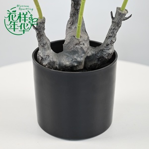 Planta Artificial de Rosas en Maceta de 90 cm con 15 Cabezas, para Decoración de Interiores y Exteriores, Hogar, Oficina, Jardín, Sin Mantenimiento - Product Image 3