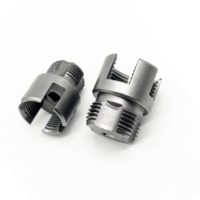Outil de coupe de filetage de tuyaux détachable compatible, ouvre-filetage interne et externe pour tuyaux d'eau à 4 et 6 points
