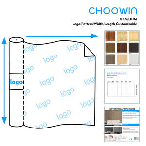 Papier peint autocollant et papier peint <span class=keywords><strong>PVC</strong></span> résistant à l'eau et aux rayures, rouleaux de papier peint intérieur personnalisés - Product Image 3