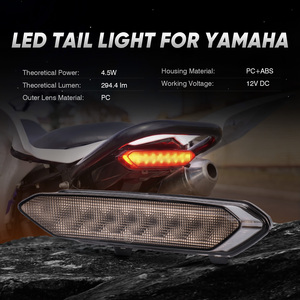 Luz Trasera LED Ahumada Emark para Yamaha <span class=keywords><strong>Raptor</strong></span> <span class=keywords><strong>700</strong></span>/700R 2006-2018, YFZ450R YFZ450X 2009-2018, Piezas de Luz de Freno Trasera para ATV <span class=keywords><strong>4X4</strong></span> - Product Image 3