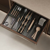 Étagère murale double niveau en métal pour serviettes avec tiroir coulissant, paniers de rangement et séparateurs pour salle de bain