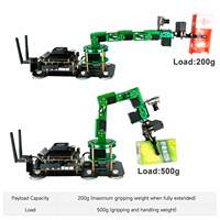 Yahboom AI DOFBOT, Modelo Grande con Brazo Robótico 6DOF, Compatible con Programación en Python y Kit de Aprendizaje de Reconocimiento Facial