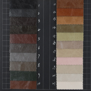 Dernière finition cirée avec effet similicuir Poids de 380g, tissu en <span class=keywords><strong>cuir</strong></span> gaufré et de couleur assortie adapté aux vestes - Product Image 5
