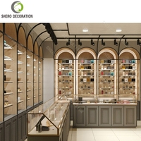 Présentoir de Maquillage pour Magasin de Cosmétiques, Vitrine Moderne pour Cosmétiques, Meuble de Présentation pour Vernis à Ongles, Vitrine de Parfums