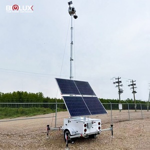 4G router và điều khiển từ xa 4MP PTZ <span class=keywords><strong>Camera</strong></span> di động năng lượng mặt trời cctv Tower Trailer - Product Image 1