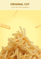 Palitos de Patata Fritos a Granel a Precio de Fábrica, Mini Palitos de Patata para Venta al por Mayor