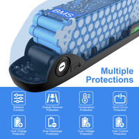 Batterie de vélo électrique Rad Power 48V 20Ah, cellules solides 21700, 370x90x120mm, BMS 40A, chargeur 3A, XT60, Rad Runner 250W-1500W 800-1000