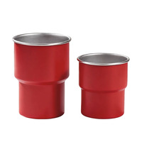 Nouvelle bière 304 acier inoxydable Double paroi isolé sous vide tasses à café Portable poignée pliable Camping en plein air tasses cadeau