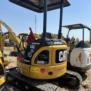 Entrega Rápida, Mini Excavadora Cat303, Mini Retroexcavadora de 3 Toneladas, Excavadora Usada de Segunda Mano, Excavadora Caterpillar303 Usada - Product Image 1