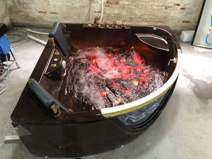 Alta calidad al por mayor de encargo del baño de esquina ABS interior caliente bañeras de masaje independiente bañeras con <span class=keywords><strong>precios</strong></span> baratos - Product Image 2