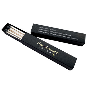 YZ nhà máy màu đen kéo dài nến bao bì hộp vàng-dập nổi trận đấu nến giấy UV lớp phủ matt Cán làm giấy kraft - Product Image 1