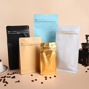 Nhà Máy Vận Chuyển 500G Túi Cho Cà Phê Với Van Matte Hộp Màu Trắng Dưới Cà Phê Bao Bì - Product Image 3