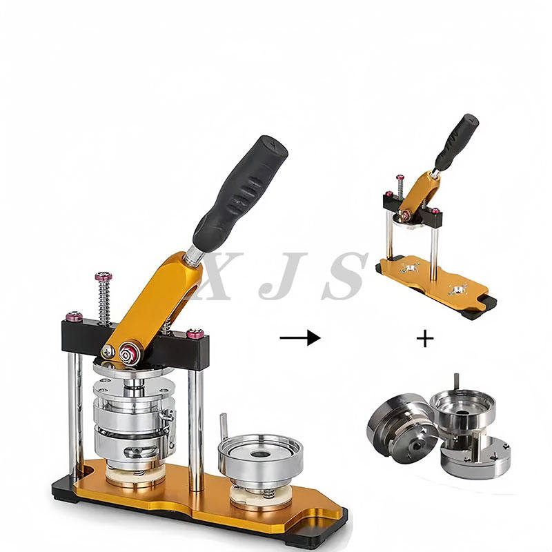 25-75MM Fridge Magnet Button Badge Making Machine square Button Maker ...