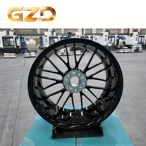 GZD 高品质黑色轮毂汽车轮圈 <span class=keywords><strong>16</strong></span> 英寸定制越野轮毂 <span class=keywords><strong>16</strong></span>-24 英寸低价铝合金锻造轮毂 - Product Image 2