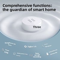 Système de sécurité domestique, capteur intelligent de vibration Zigbee, application de contrôle à distance, détection d'inclinaison sur les axes XYZ, alarme, batterie CR2450, fonctionnement de 12 mois