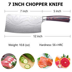 <span class=keywords><strong>Cuchillo</strong></span> de carnicero <span class=keywords><strong>grande</strong></span> de acero inoxidable Premium, <span class=keywords><strong>cuchillo</strong></span> de carnicero ultra afilado de 7 pulgadas, <span class=keywords><strong>cuchillo</strong></span> de Chef de cocina <span class=keywords><strong>para</strong></span> <span class=keywords><strong>cortar</strong></span> <span class=keywords><strong>carne</strong></span> y verduras - Product Image 2