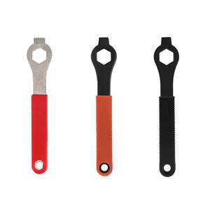 Antuke Bicycle <b>Crank</b> <b>Removal</b> <b>Tool</b> Titanium Alloy Hand <b>Tool</b> For Cycling Repair With Red And Black Handle - Product Image 2
