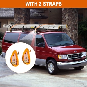 Universal Roof Ladder <strong>Rack</strong> for <strong>Van</strong> Adjustable Length 57''-65'' 3 Bars - Fit Chevy Express <strong>Vans</strong> 1996-Up 800LB Load-Capacity - Product Image 5