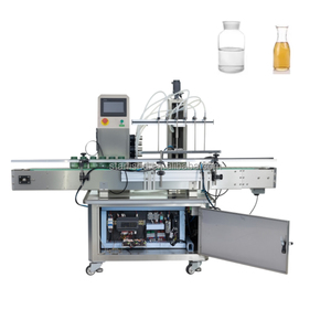 Machine de remplissage de liquides fiable à pompe magnétique 4 têtes, 50 ml-1 L, précision ±1 %, garantie 1 an pour usage alimentaire, chimique et commercial - Product Image 1