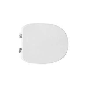 Faleri Duetto - Tapa de Inodoro Redonda con Diseño Moderno, Cierre Suave y Control Remoto, Plástico PP para Baño - Product Image 1