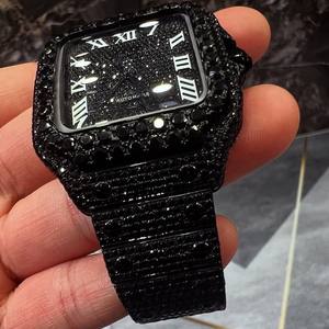 Reloj Deportivo de Lujo Automático Mecánico con Diamantes para Hombre y Mujer, Alta Calidad, VVS Moissanite, Acero Inoxidable, 25mm de Ancho, Corona Eta - Product Image 2